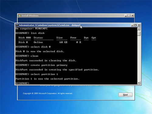 Windows 7 Command Prompt